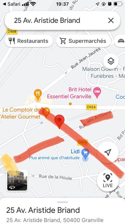 L'Escale Granvillaise Granville Kültér fotó